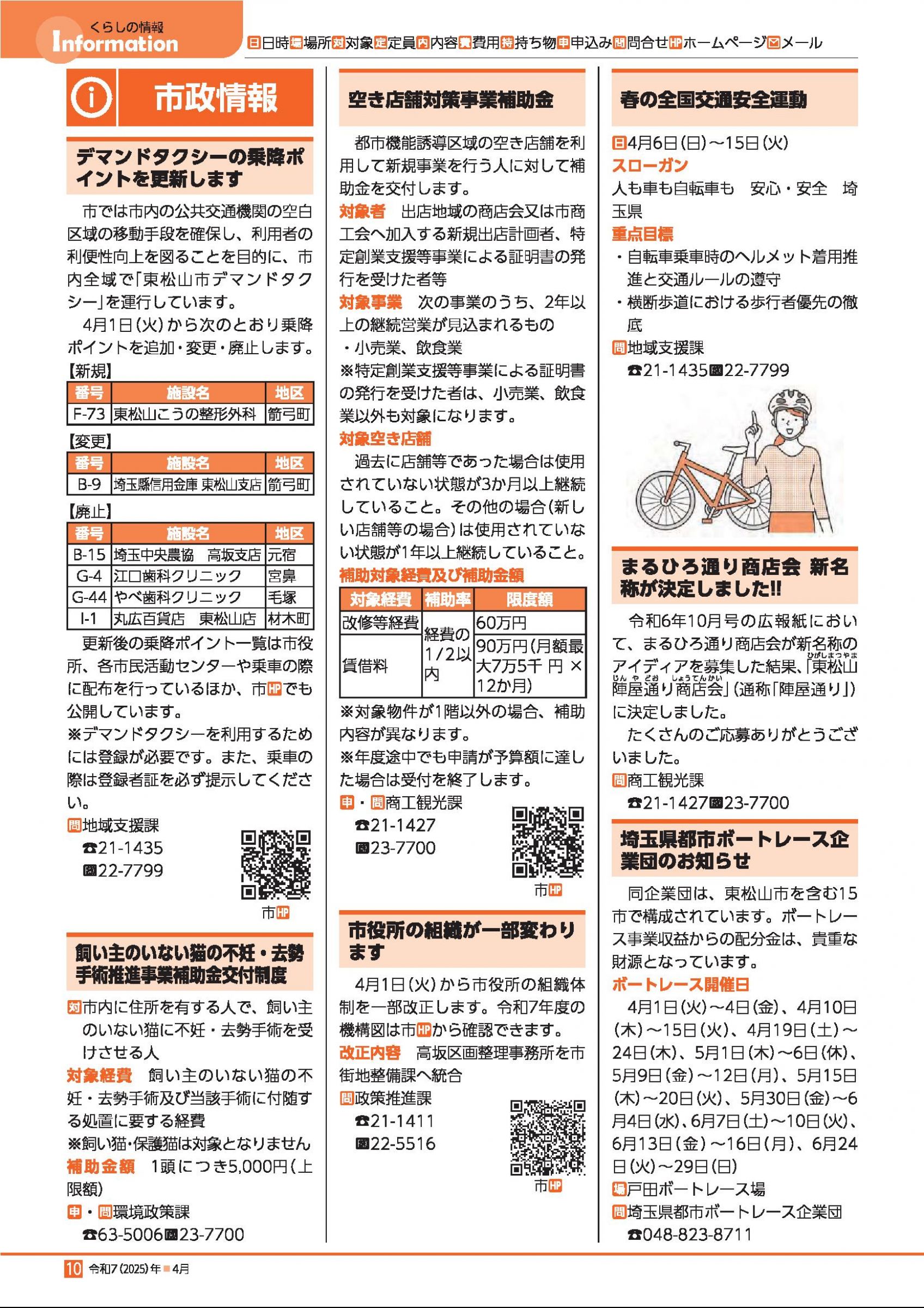 ウェブブック - 令和7年(2025)年広報ひがしまつやま4月号