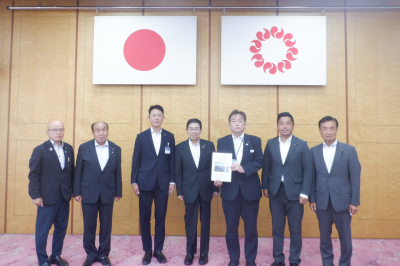 都幾川・市野川、新江川水系改修促進期成同盟会 県への要望・懇親会の画像です。