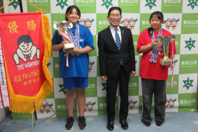 第6回わんぱく相撲女子全国大会の画像です。