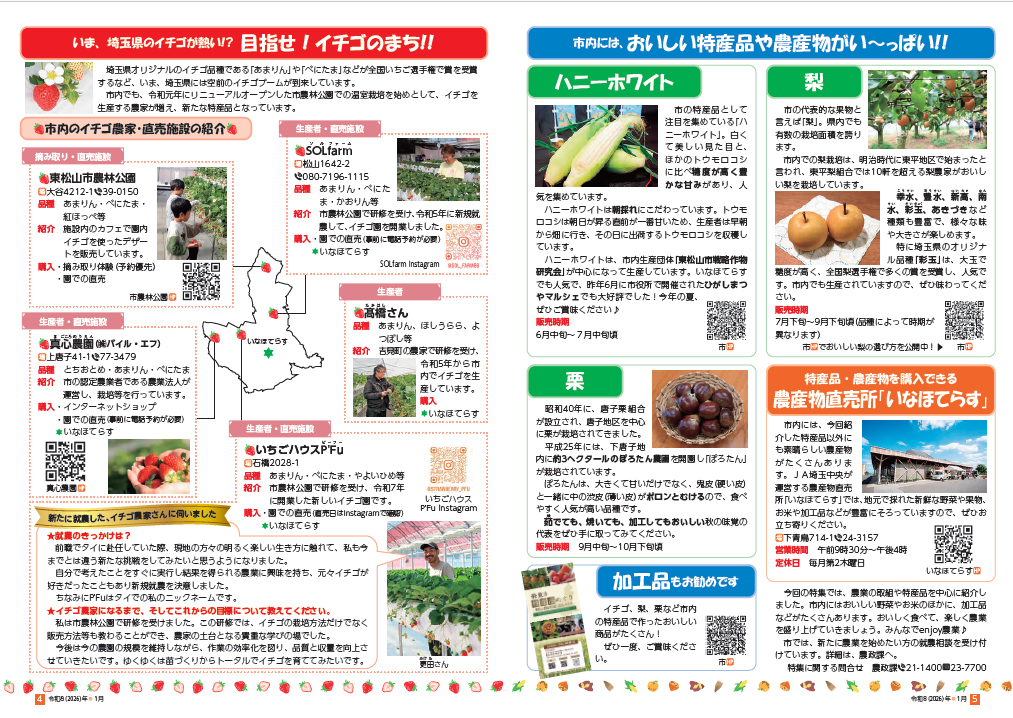 広報ひがしまつやま1月号特集