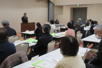 地域福祉協力員委嘱状交付式の画像です。