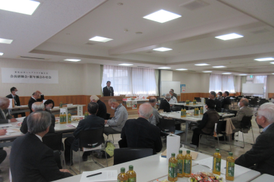 東松山市シニアクラブ連合会　新年顔合わせ会の画像です。