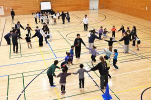 ウォームアップレクリエーションの様子