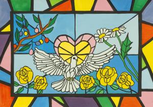 幸せのステンドグラス　松田奈々さん