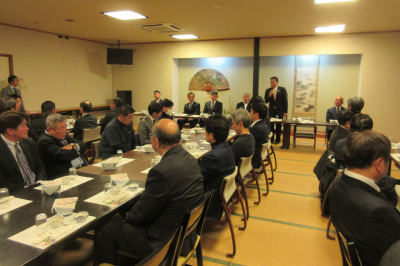  東松山市商工会青年部OB会新年会の画像です。