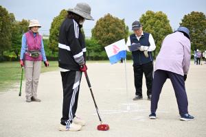 競技中