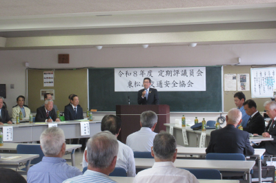 東松山交通安全協会 定期評議員会の画像です。