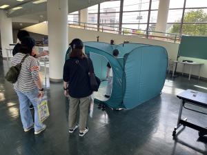 避難所資機材体験訓練