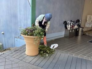 総合会館外階段2
