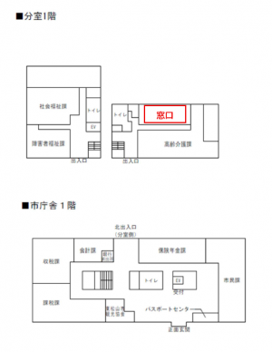 窓口案内図
