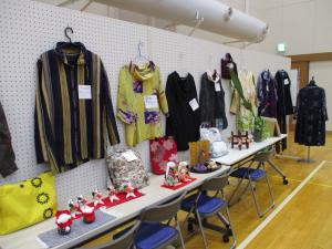 文化祭着物リメイク作品展示