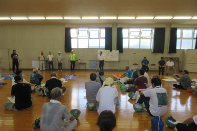 四町合同防災訓練の画像です。