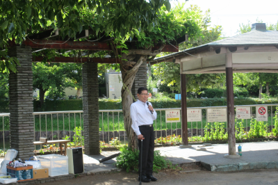 下沼公園清掃活動の画像です。