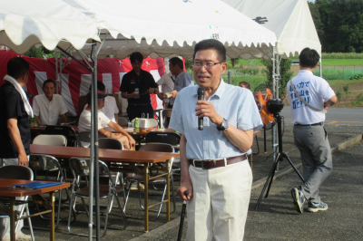野田自治会夏祭りの画像です。