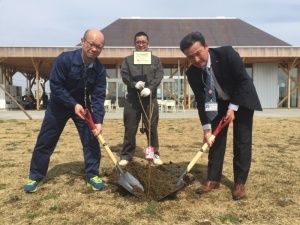 桜の植樹（農協）