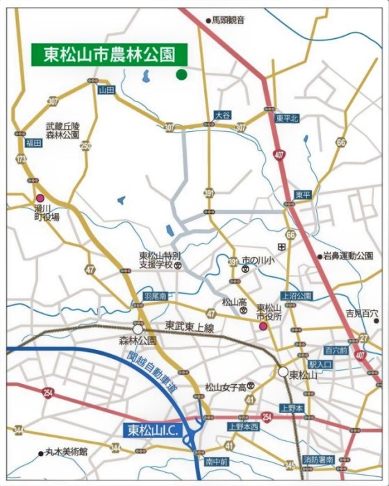 農林公園地図