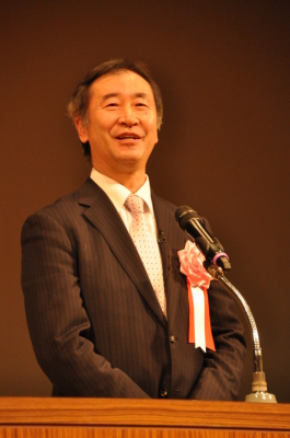 梶田隆章先生の写真