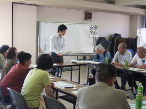 地区別会議（松山地区）の様子