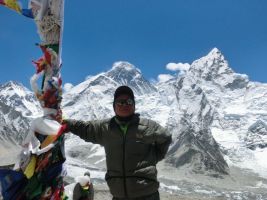 大山光一さん_カラパタール山頂(5545m)にて