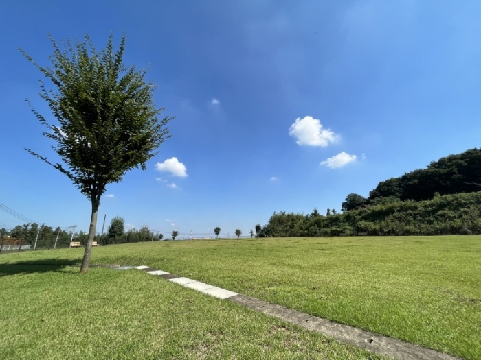 ばんどう山第1公園の芝生広場