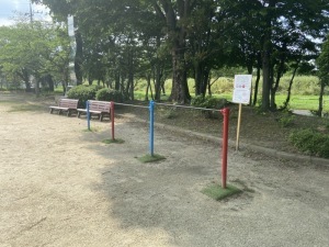 諏訪公園の鉄棒