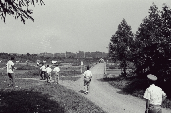 1962年の鞍掛橋の写真