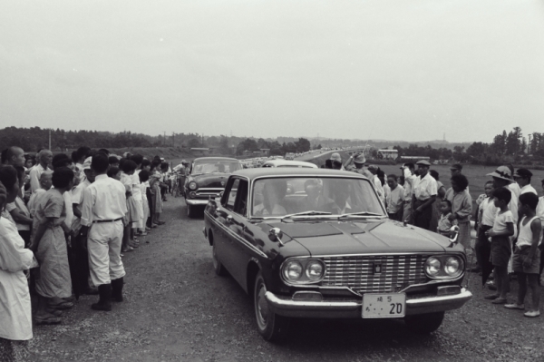 1963年の東松山橋完成の写真