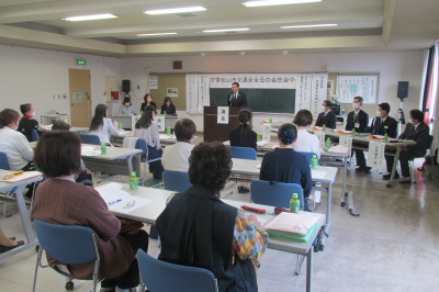 東松山市交通安全母の会総会の画像です。