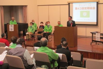 東松山歩こう会総会の画像です。