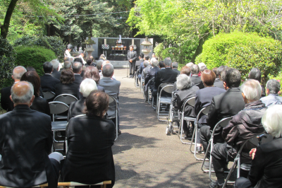 東松山市戦没者慰霊祭の画像です。