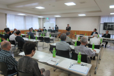 東松山市遺族会定期総会の画像です。