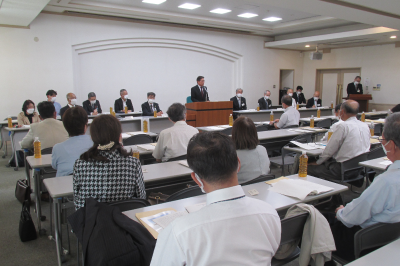 埼玉県更生保護観察協会東松山支部総会及び東松山地区保護司会総会の画像です。