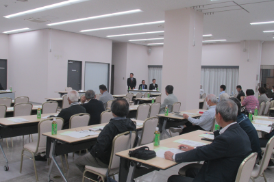東松山市スポーツ協会定時評議員会の画像です。