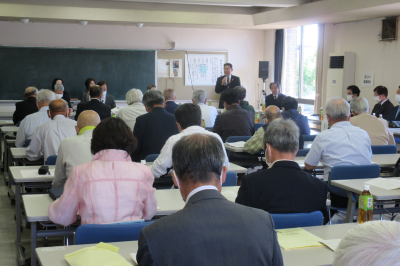 松山地区ハートピアまちづくり協議会総会の画像です。