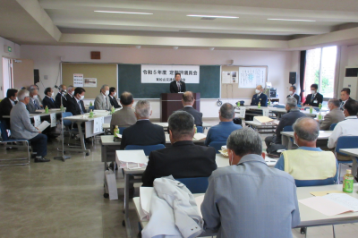 東松山交通安全協会定期評議員会の画像です。