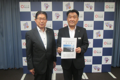 都幾川・市野川水系改修促進期成同盟会及び新江川水系改修促進期成同盟会県要望の画像です。