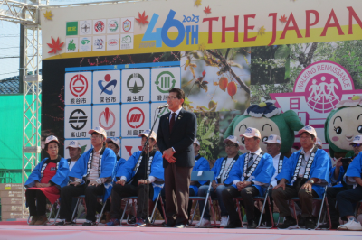 第63回東松山商工祭開会式の画像です。