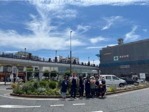 東松山駅東口花壇