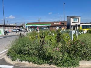 高坂駅東口花壇