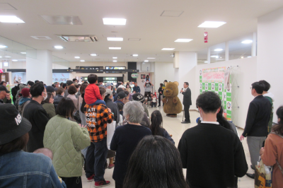 いこっか！くおっか！ひなまつり抽選会の画像です。