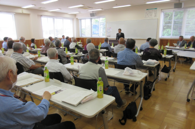 令和7年度唐子地区シニアクラブ連合会総会の画像です。