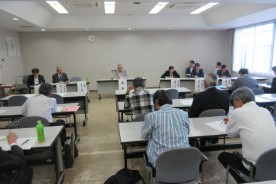  自治会連合会平野支部総会の画像です。